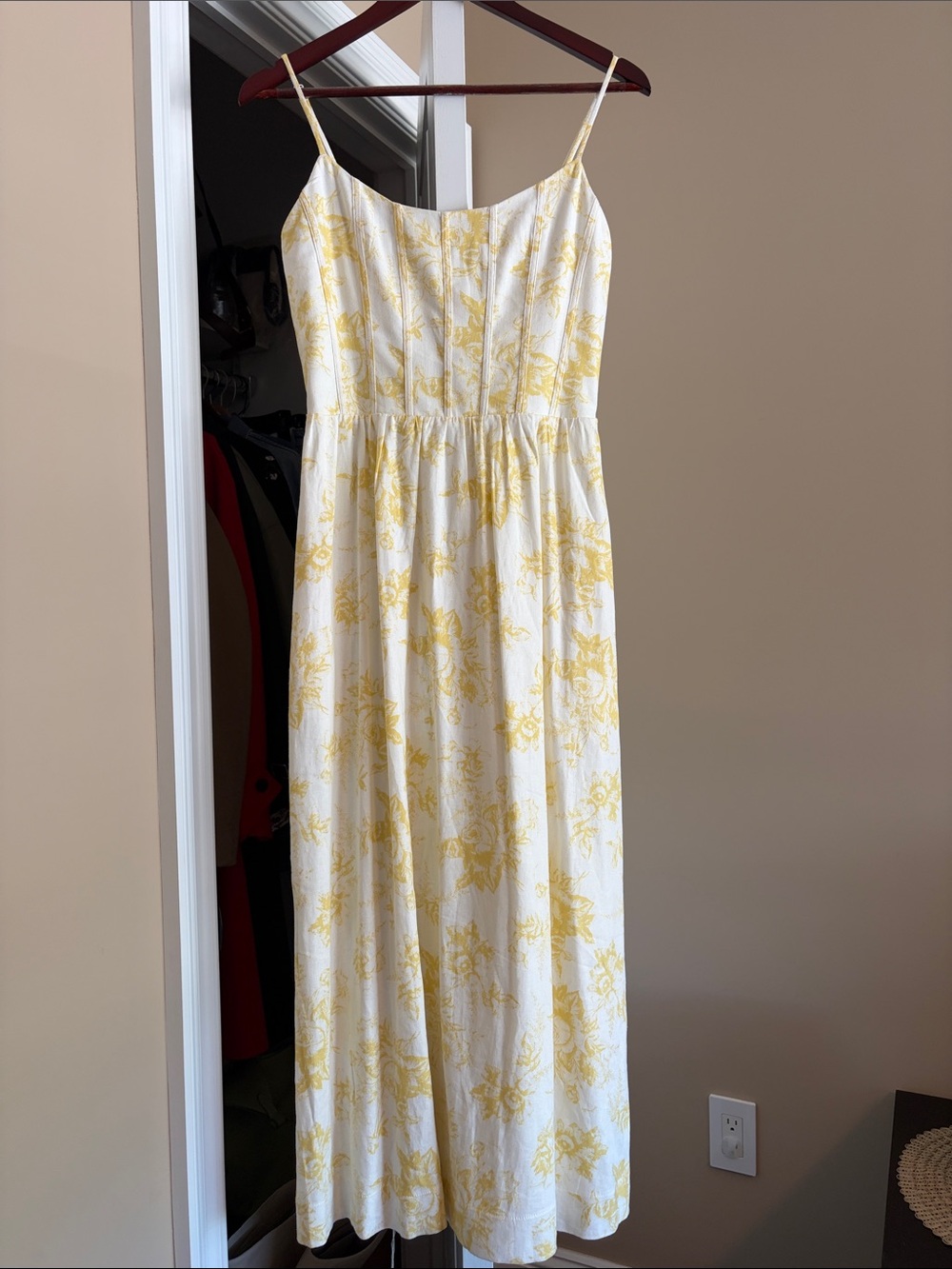 Wayf Corset Midi Dress